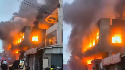 福建福州仓山天福村火灾